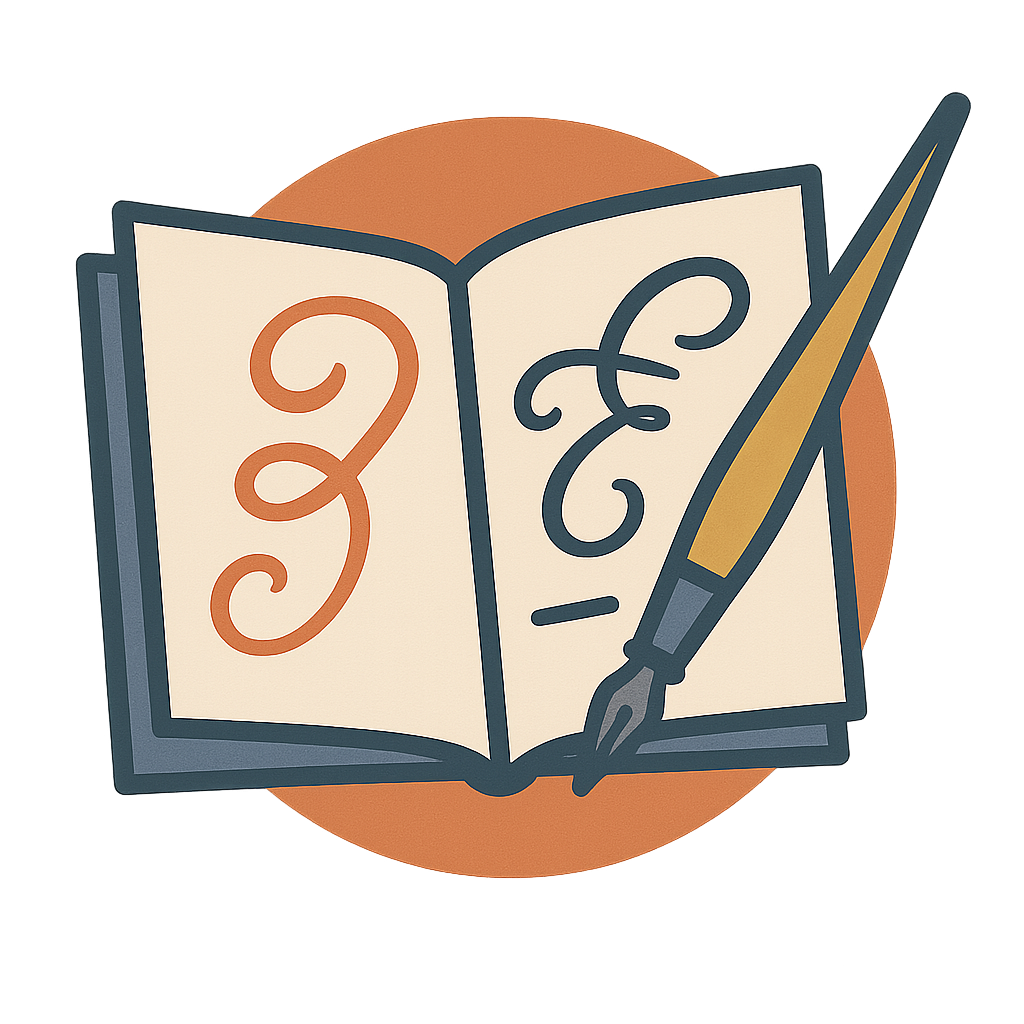 Calligraphy Flourishing Workbook