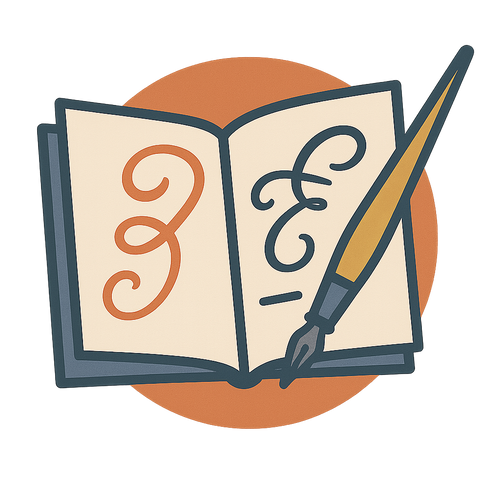 Calligraphy Flourishing Workbook