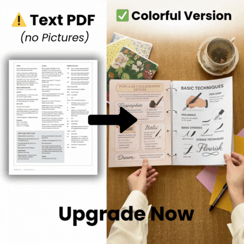 Upgrade To 1,000+ Colorful Beginner Friendly Notes – Calligraphy ...
